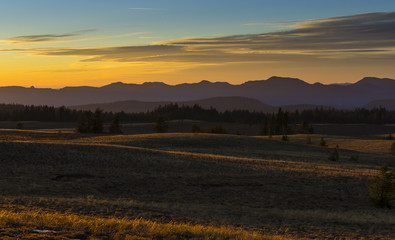 Sunset in Crater Lake National Park