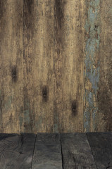 dark vintage wooden background, wood texture