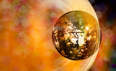 party lights disco ball