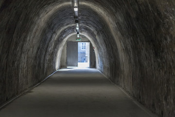 Fototapeta na wymiar Tunnel Gric, Zagreb, Croatia