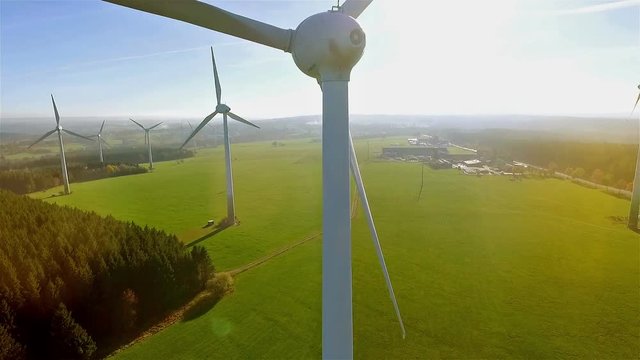 Windrad, Windkraft Turbine Energieerzeugung
