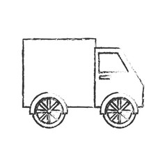 Fototapeta na wymiar delivery truck icon image vector illustration design 