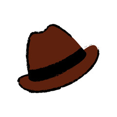 Classic vintage hat icon vector illustration graphic design