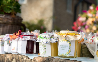 Roadside market preserves:  Light edit with NR