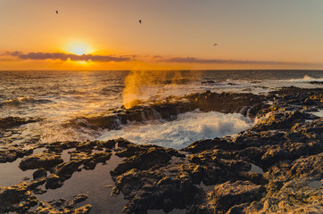 Fototapeta na wymiar Atlantic Ocean Sunrise