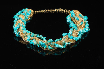 green gem necklace