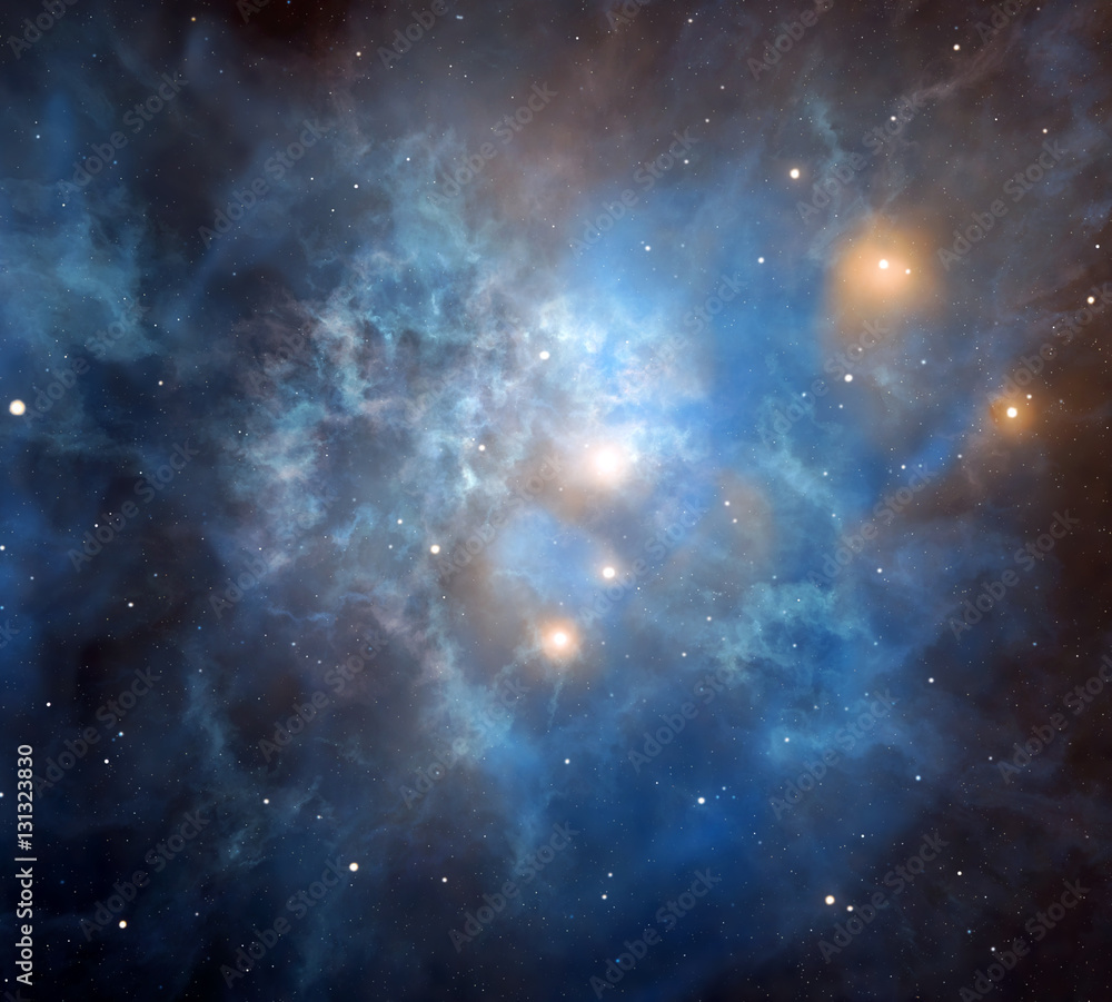 Wall mural majestic nebula
