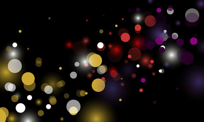 background with colored vector, shiny circles