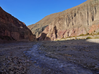 Argentina, Salta Province, Iruya, View of the surrounding mountains.