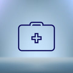 Obraz premium First aid vector icon