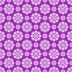 Seamless pattern with snowflakes. Winter background. Vector illu