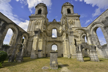 Abbaye Royale de Saint- jean-d'Angely (17400), département de la Charente-Maritime en région  Nouvelle-Aquitaine, France