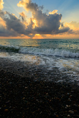 Scenic sunset over the Black Sea