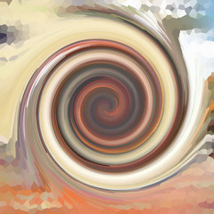Swirls of digital paint suitable as background for projects on a