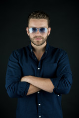 Obraz premium Young handsome businessmen