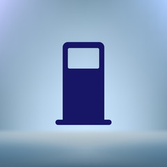 Petrol refueling station vector icon