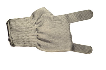 Fototapeta na wymiar Work glove isolated on white