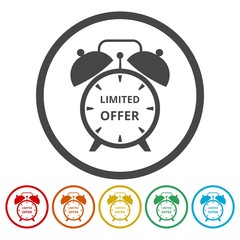 Limited offer icons set