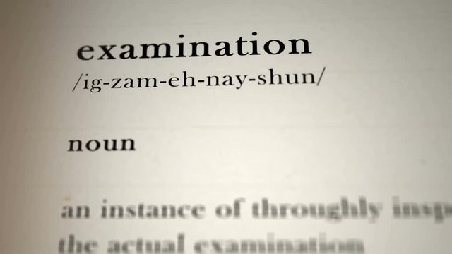 Examination Definition