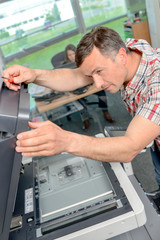 Photocopier repairer