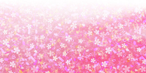 桜　和紙　春　背景 