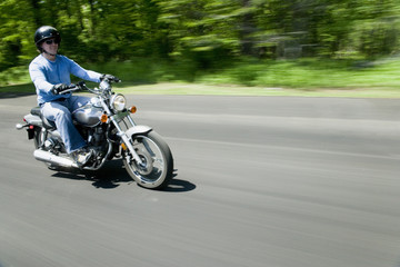 Fototapeta premium Motocyklista
