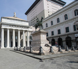 Monumento a Giuseppe Garibaldi, eroe dei due mondi
