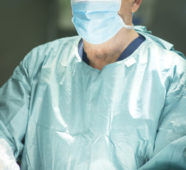 Surgeon in operating theater
