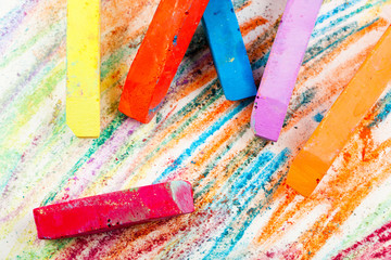 colorful crayons