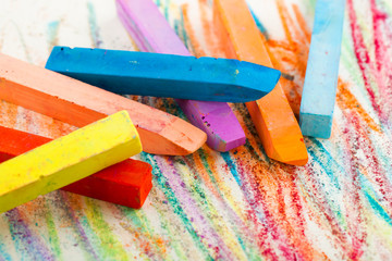 colorful crayons
