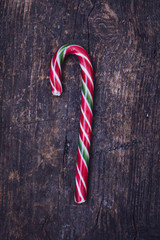 Striped Christmas candy canes