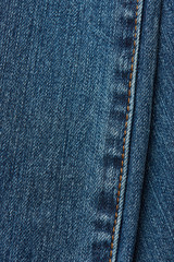 Fototapeta premium Stitches on jeans texture