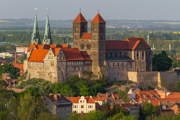 Blick auf das Quedlinburger Schloss
