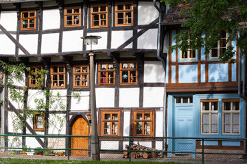 historische Altstadt von Quedlinburg Fachwerkhäuser
