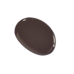 Brown color abstract shape nail varnish