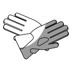 Glove icon. Winter cloth warm fashion and cold theme. Isolated design. Vector illustration