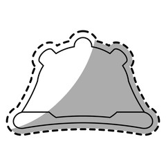 Helmet icon. Industrial security safety and protection theme. Isolated design. Vector illustration