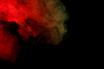Abstract smoke Weipa. Personal vaporizers fragrant steam. The concept of alternative non-nicotine...