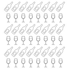 Wine glass cup icon vector illustration graphic design