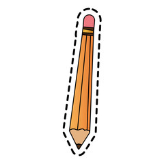 Pencil tool icon. Write office object and instrument theme. Isolated design. Vector illustration