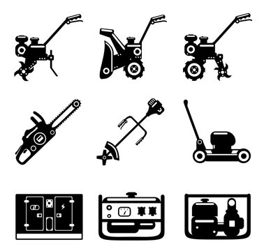 Gasoline machinery gardening equipment tools