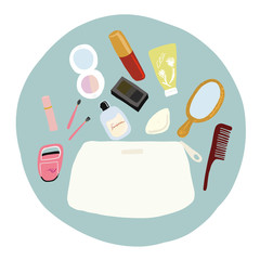 Icon of fashion illustration.