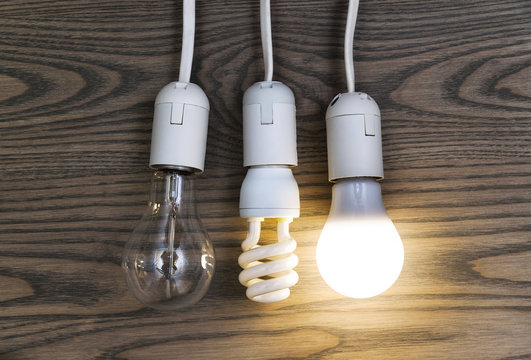 LED lamp saves money.