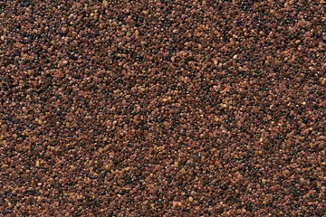 Brown color wall covering.