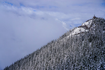 Peak above the clouds