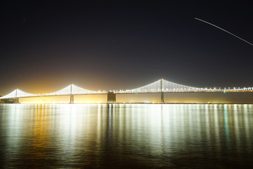 Bridge illuminated