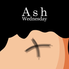 Ash Wednesday background