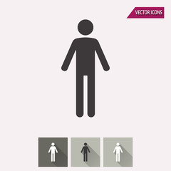 Man - vector icon.