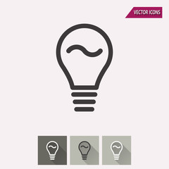 Lamp - vector icon.