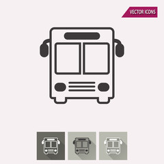 Bus - vector icon.